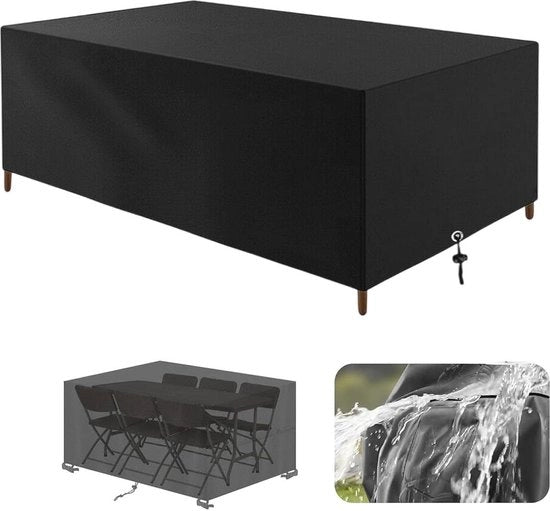 Oggetti da giardino impermeabili e resistenti al vento, dimensioni 273 x 170 x 79 cm con apertura di ventilazione