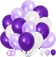 60 pezzi di palloncini di latex gonfiabili in bianco rosa chiaro rosa, idonei per festeggiamenti di San Valentino, compleanni, matrimoni, battesimi e feste per bambine.
