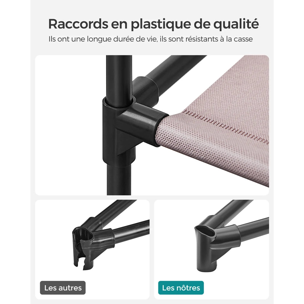 Armadio/guardaroba XXL in tessuto non tessuto 175 x 150 x 45 cm rosa 12_0004011