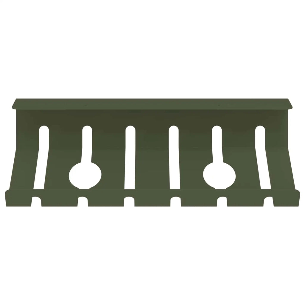 Vassoio per gestione cavi sotto il tavolo 2 pz Verde Oliva 8007585