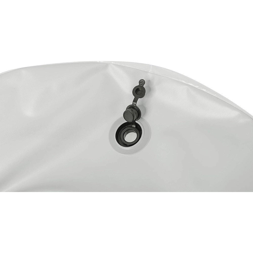 Trade Shop - Pouf Gonfiabile Rotondo Con Luce Led Integrata 102 X 97 X 71 Cm Multicolor 75086 -