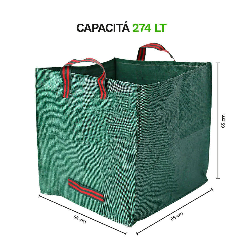 Sacchi Immondizia Organici Biodegradabili Per Umido Compostabili Sacchetti Spazzatura Antigoccia 30/110 litri Piccoli O Grandi XXL Rifiuti Robusti Forti Sacco Rifiuti  274 Litri