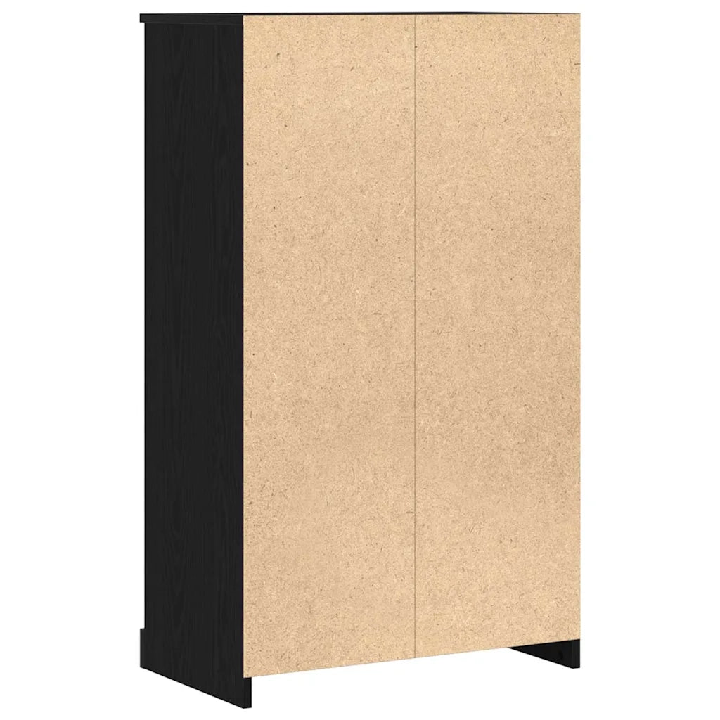 Credenza | Highboard Rovere Nero 60 x 35.5 x 103.5 cm Legno multistrato