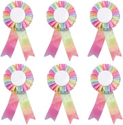 Accessori per cavalli - Rosette di vittoria 6 pezzi - Medaglie per eventi sportivi - Medaglie per classi - Decorazioni per feste - Decorazioni per cerimonie