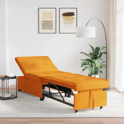 Divano letto-Sofa Letto-Daybed Giallo Scuro 194 x 50 x 82 cm Legno compensato