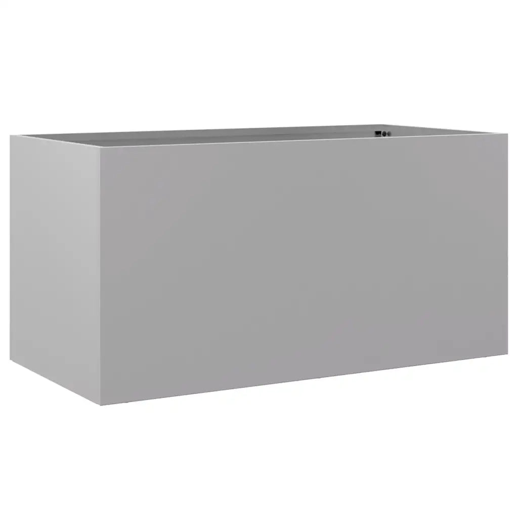 Fioriera Argento 62x30x29 cm in Acciaio Zincato 841594