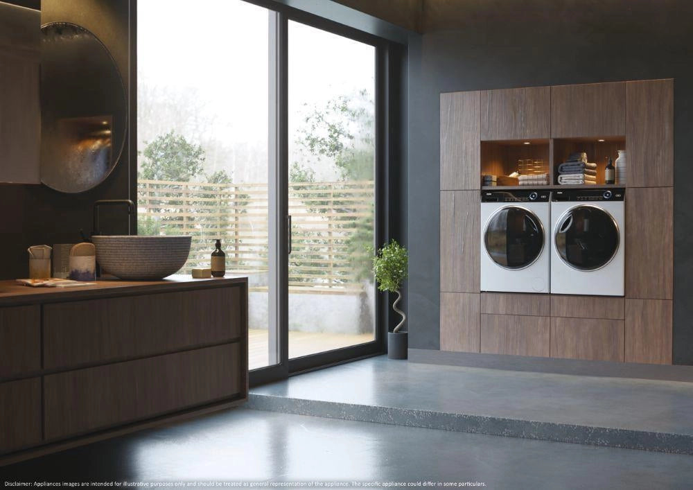 Haier I-Pro Serie 7, Asciugatrice 10 KG, Classe E, Bianco, I-Refresh, Hygienic, HD100-A2979N-IT