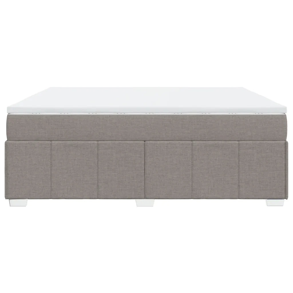 Giroletto a Molle con Materasso Tortora 180x200 cm in Tessuto 3285495