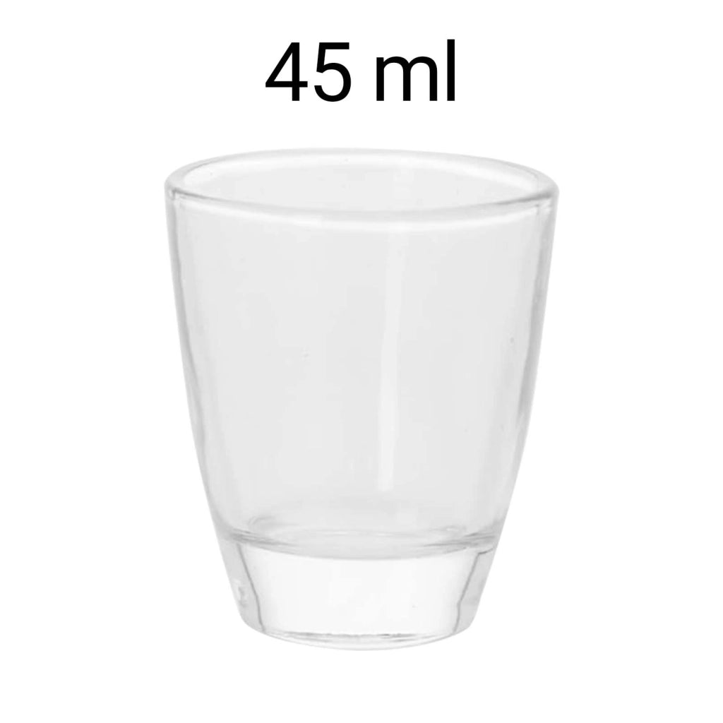 Confezione da 6 Bicchierini da Shot 45ml compatibili Bevande Alcoliche Resistenti Trasparente Alpina