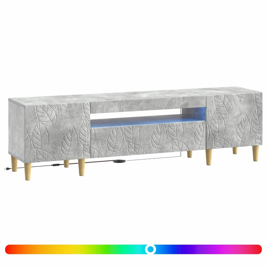 Mobile TV LED Grigio Cemento Legno ingegnerizzato 897128