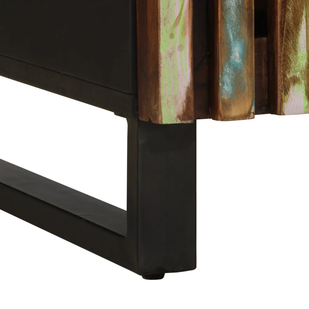 Tavolino da Salotto 80x51x40 cm in Legno Massello di Acacia
