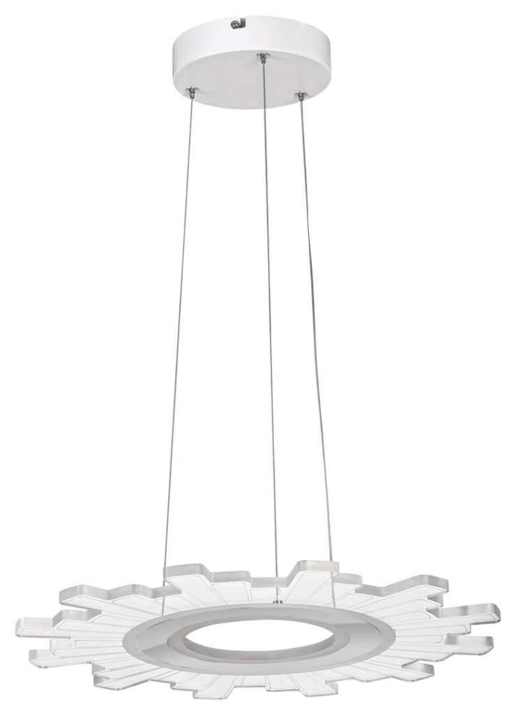 Lampadario moderno LED 30W bianco Ø45 Rabalux Felicity