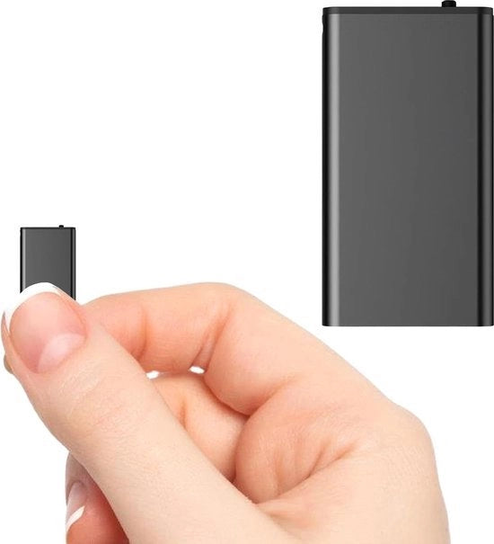 Registrazione Audio Digitale Mini 16 GB con Riduzione Rumore e Funzione di Pulizia - Ideale per Riunioni e Interviste