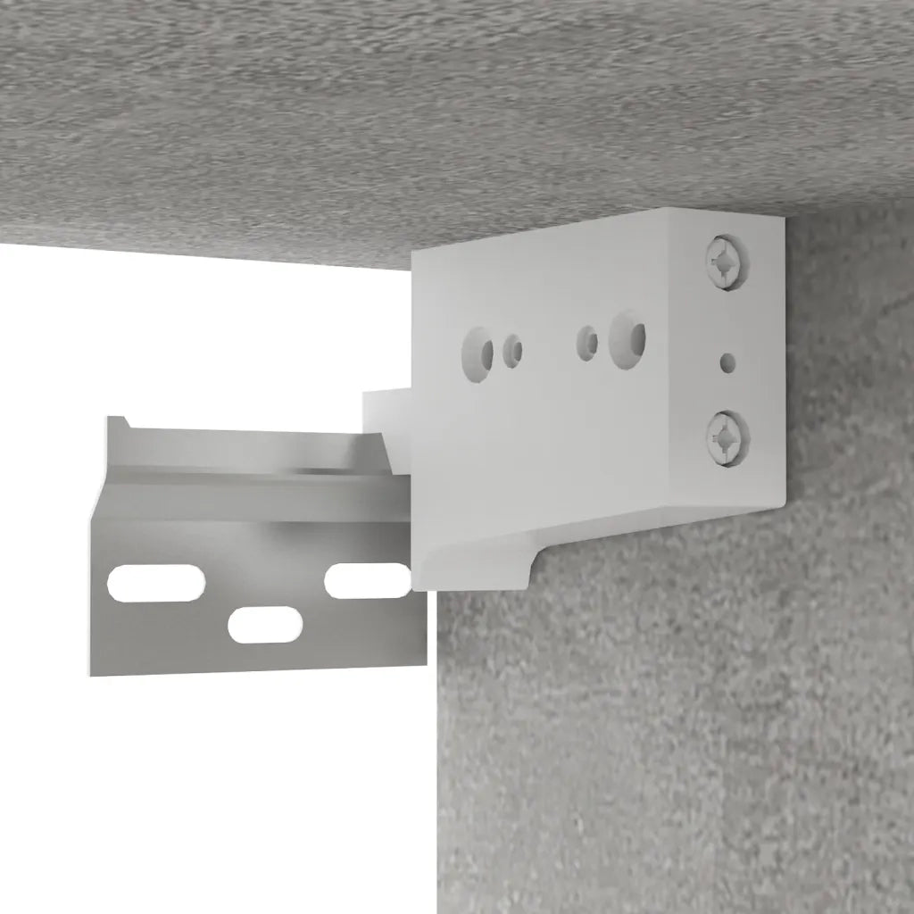 Mobile Porta TV Sospeso Grigio Cemento 100x30x26,5cm Truciolato cod mxl 10087