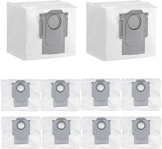 10 pezzi - Borse per aspirapolvere compatibili con Roborock S8+/ S8Pro Ultra/ S7MaxV Ultra/ S7Pro Ultra/ Q7+/ Q7Max+/ Q8 Max+/ Q5+/ Q5 Pro+ - borse per aspirapolvere borse per stazione aspirapolvere