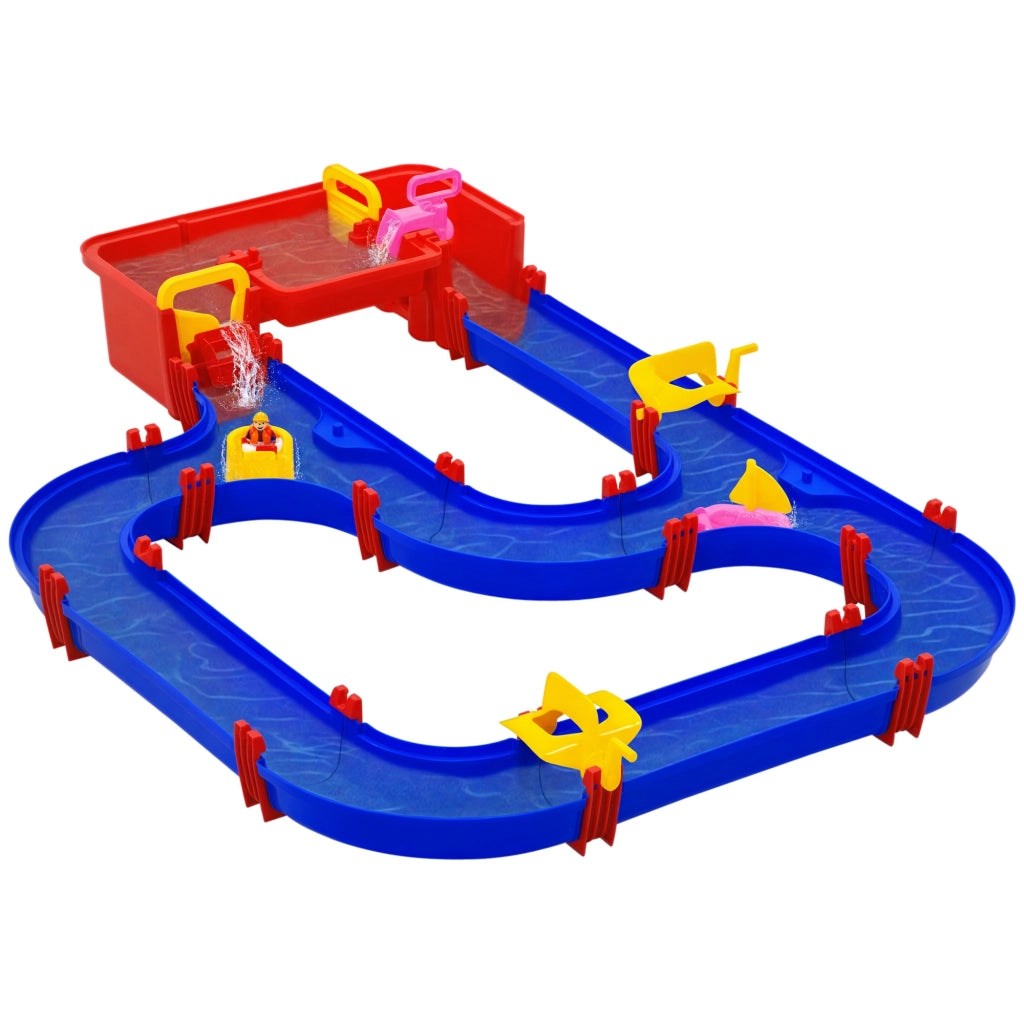 Casetta Acquatica per Bambini con Accessori ¨C zephmum ¨C Blu e Rosso 123x90x7cm