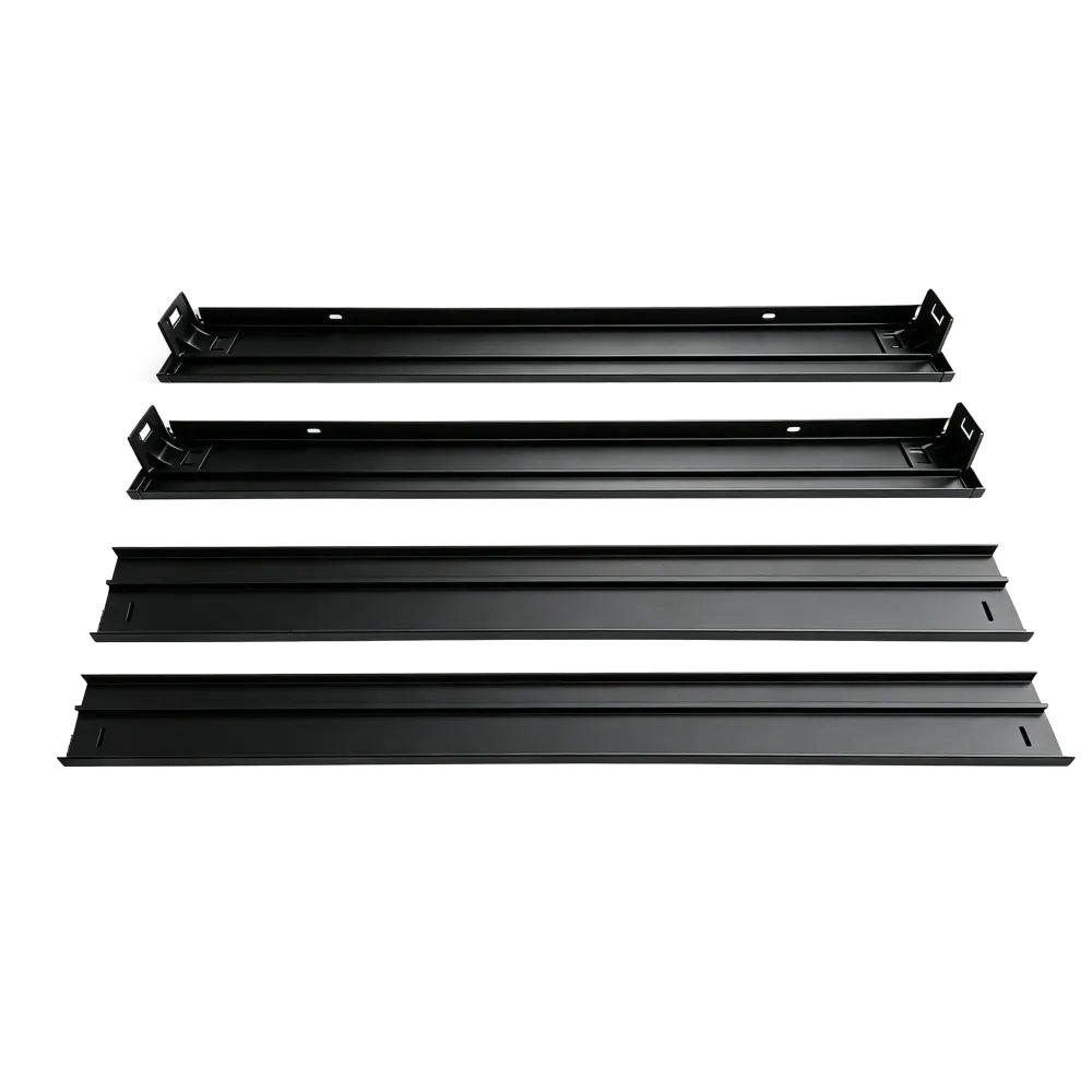 Cornice nera a soffitto in alluminio per pannello LED 60x60