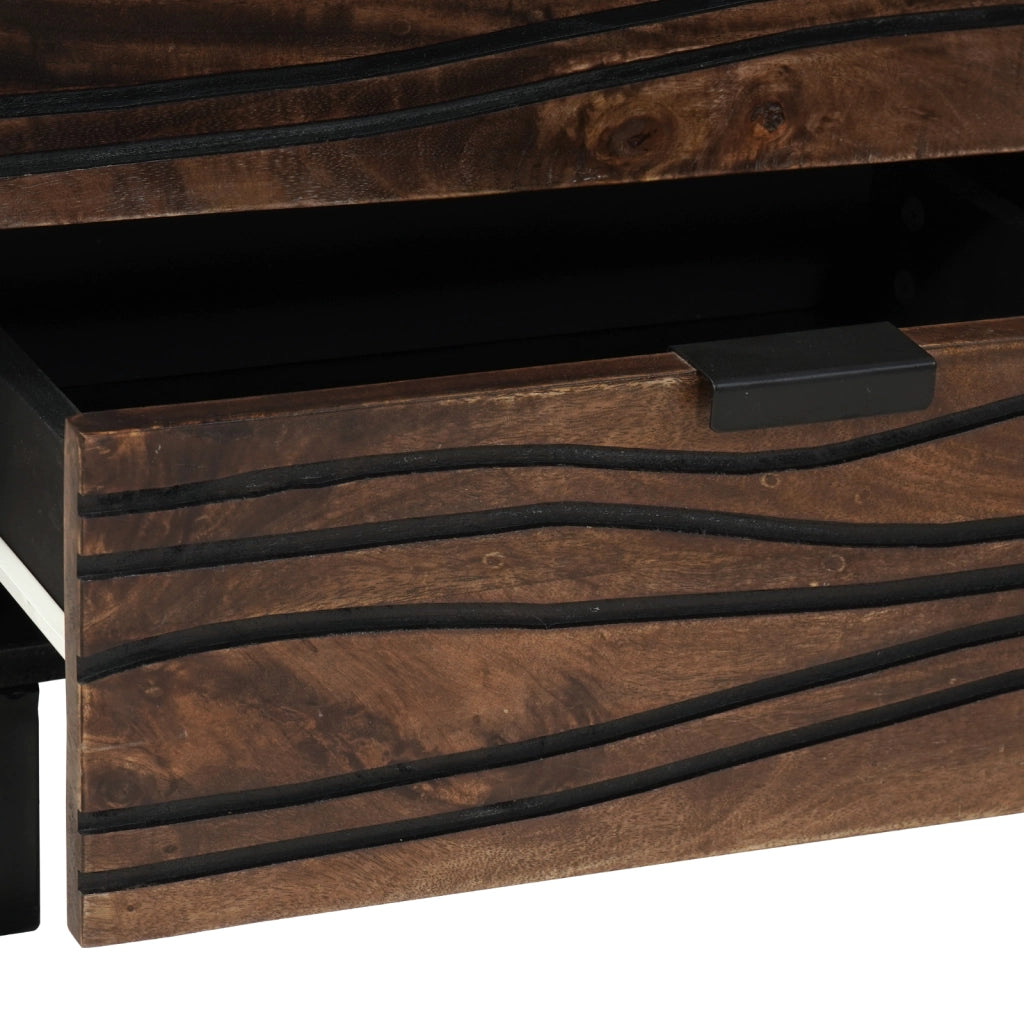 Armadio 50x33x60 cm in legno massello di mango e legno ingegnerizzato