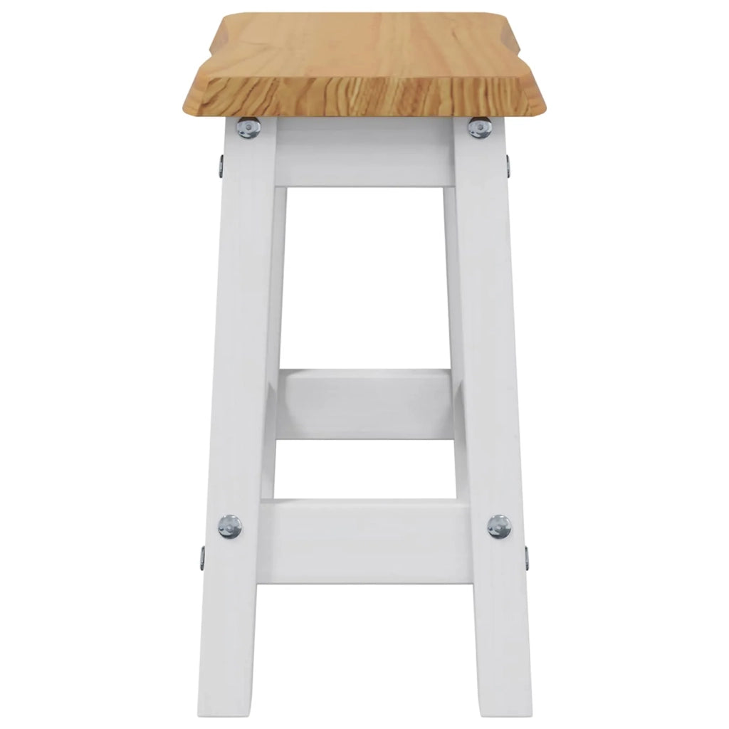 VidaXL Sgabello da bar EKAI 2 pcs Bianco 40 x 29 x 45,5 cm 42037012