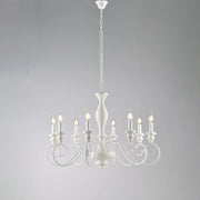 Lampadario shabby 8 luci H.61 x Ø82