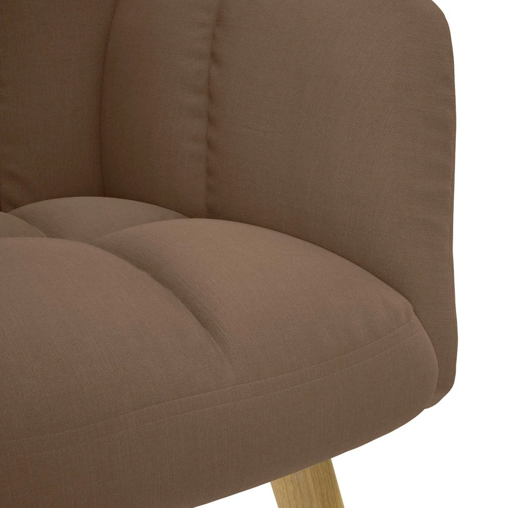 Divano Sedia-Poltrona Relax Marrone in Tessuto 677176