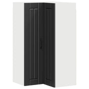 Mobile da cucina rettangolare moderno 57 x 57 x 100 cm stile contemporaneo pratico in legno composito nero 02_0054172