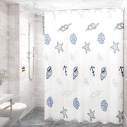 Douchegordino per Bagno da 180x200cm - Douchegordino rapido ad asciugatura con ganci - Douchegordino impermeabile e antimuffa - con 12 anelli per Douchegordino - per doccia e bagno