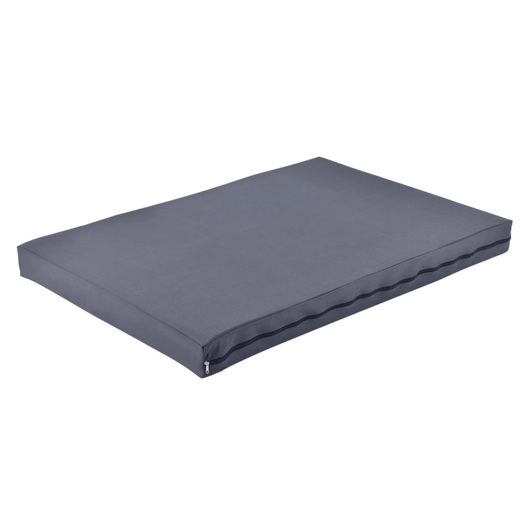 Cuscino per pallet con rivestimento in spugna 120 cm bianco/grigio scuro 03_0001541