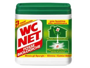 WC NET FOSSE BIOLOGICHE IN BUSTINE- - 12 bustine solubili - 2 pezzi MANITOBA