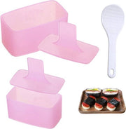 Fornitore di Sushi Maker a Forma Quadrata, 2 Pack, 1000 Laag, con Mold per Sushi (Rosso)