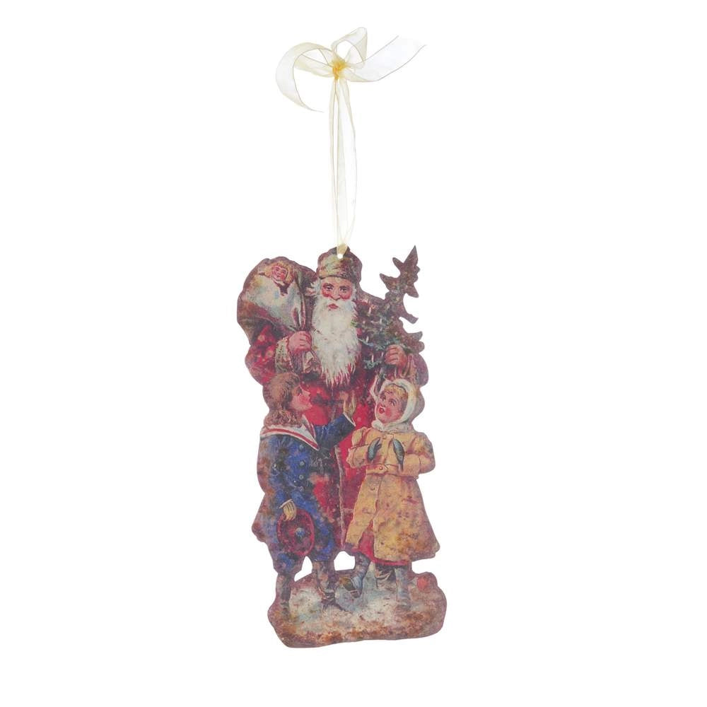 Decorazione Natalizia Santa Claus Shabby Chic – Blanc MariClo