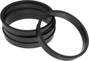 Set di 4 supporti di allunaggio centrici in plastica, 71,5 mm a 66,1 mm