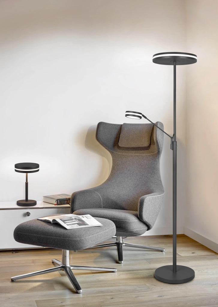 Lampada tavolo da Interno a led in Metallo Antracite
