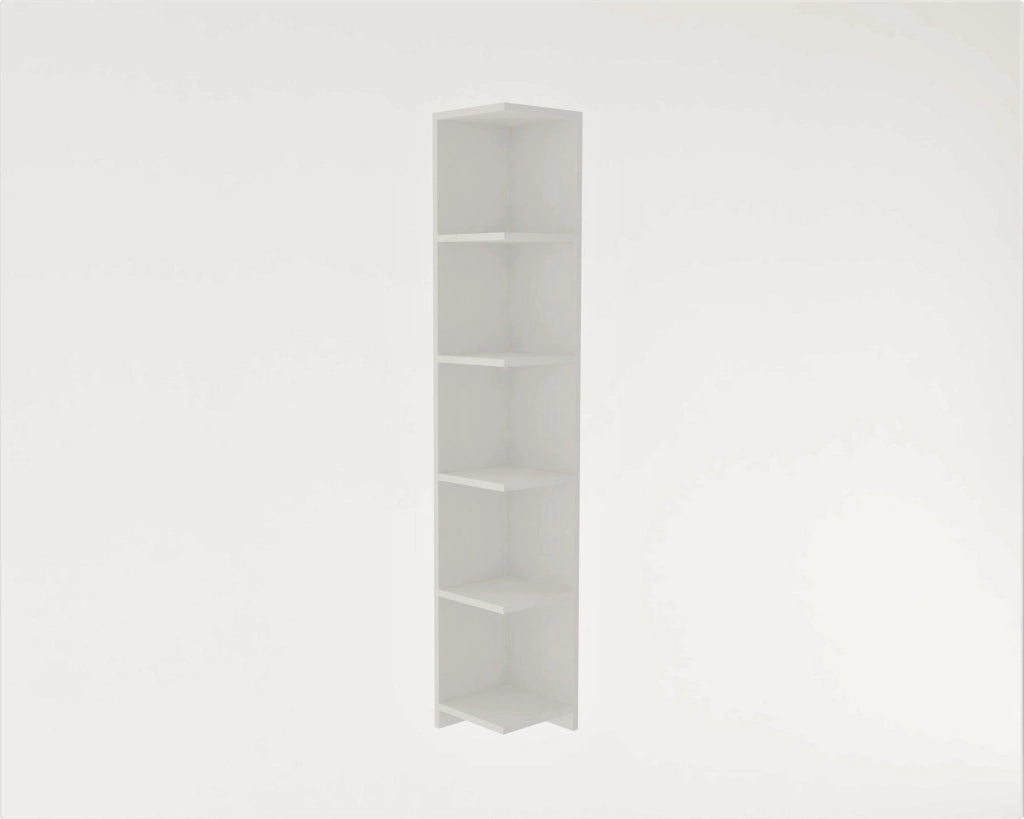 Libreria in legno "Ravella" - 25 x 25 x 160 cm - Bianco