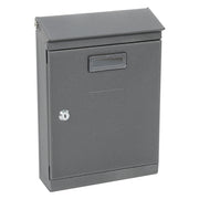 CASSETTA POSTALE 'GARDENIA' cm 23x85x h 32 - grigio argento  - KASART