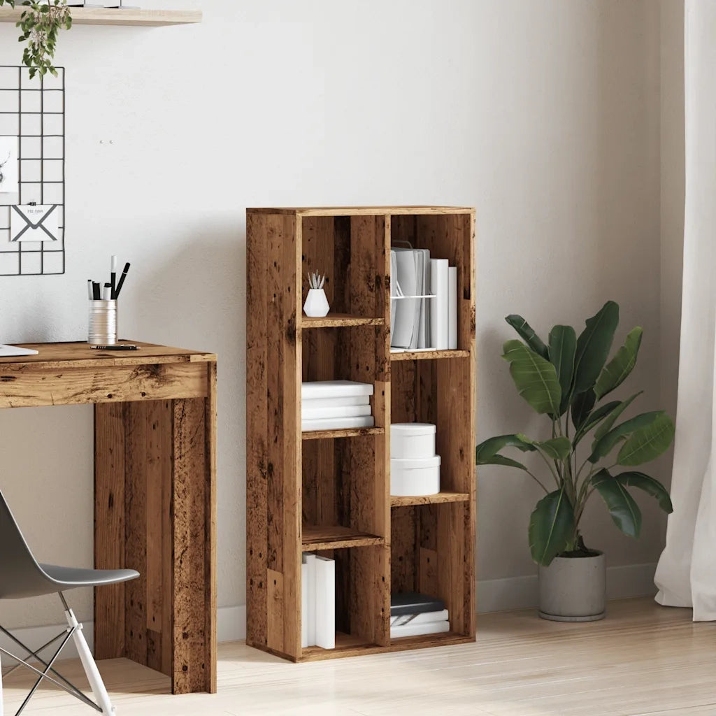 vidaXL Libreria Legno Antico 50x25x104 cm