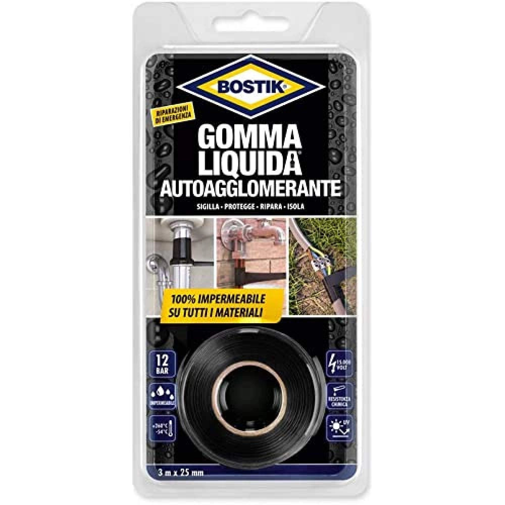 Gomma Liquida Bostik Nastro Autoagglomerante Cm 2 5 x 3 M Uhu Bison