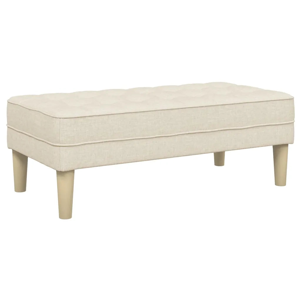 panchina con cuscino Tela 113 x 57 x 39 cm Tessuto CFW9917658