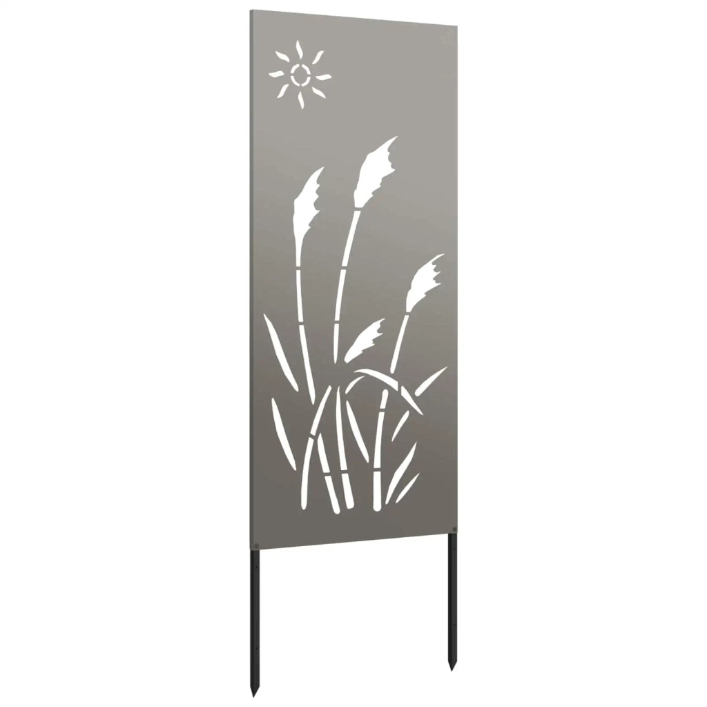 Schermo per privacy in giardino Traforo Ruggine 50 x 140 cm 876279