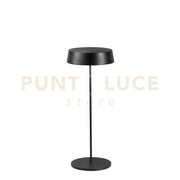 LAMPADA DA TAVOLO RICARICABILE LED COCKTAIL NERA 2,2W 192LM 3000K DIMMERABILE IP54 29,5X12X12CM