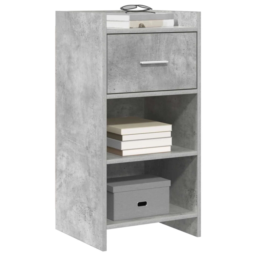 Credenza Grigio Cemento 40 x 36 x 80 cm Legno ingegnerizzato 8011078