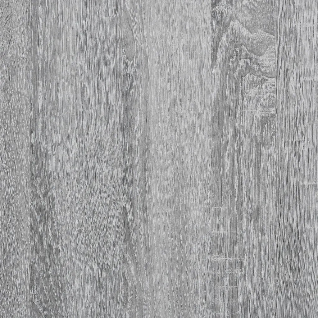 Tavolo Bar con Rastrelliera Grigio 95x47x103,5 cm Multistrato