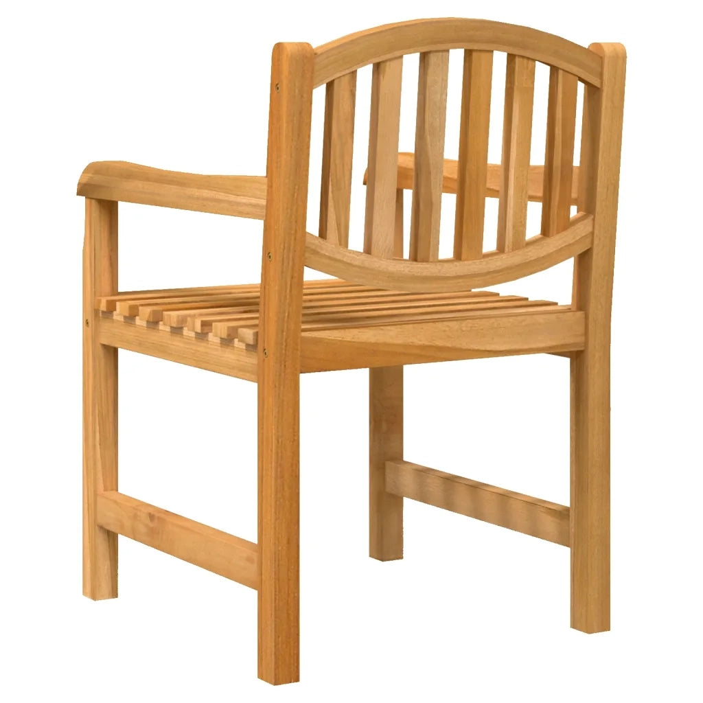 Set da Pranzo per Giardino 5 pz in Legno Massello di Teak 3157924