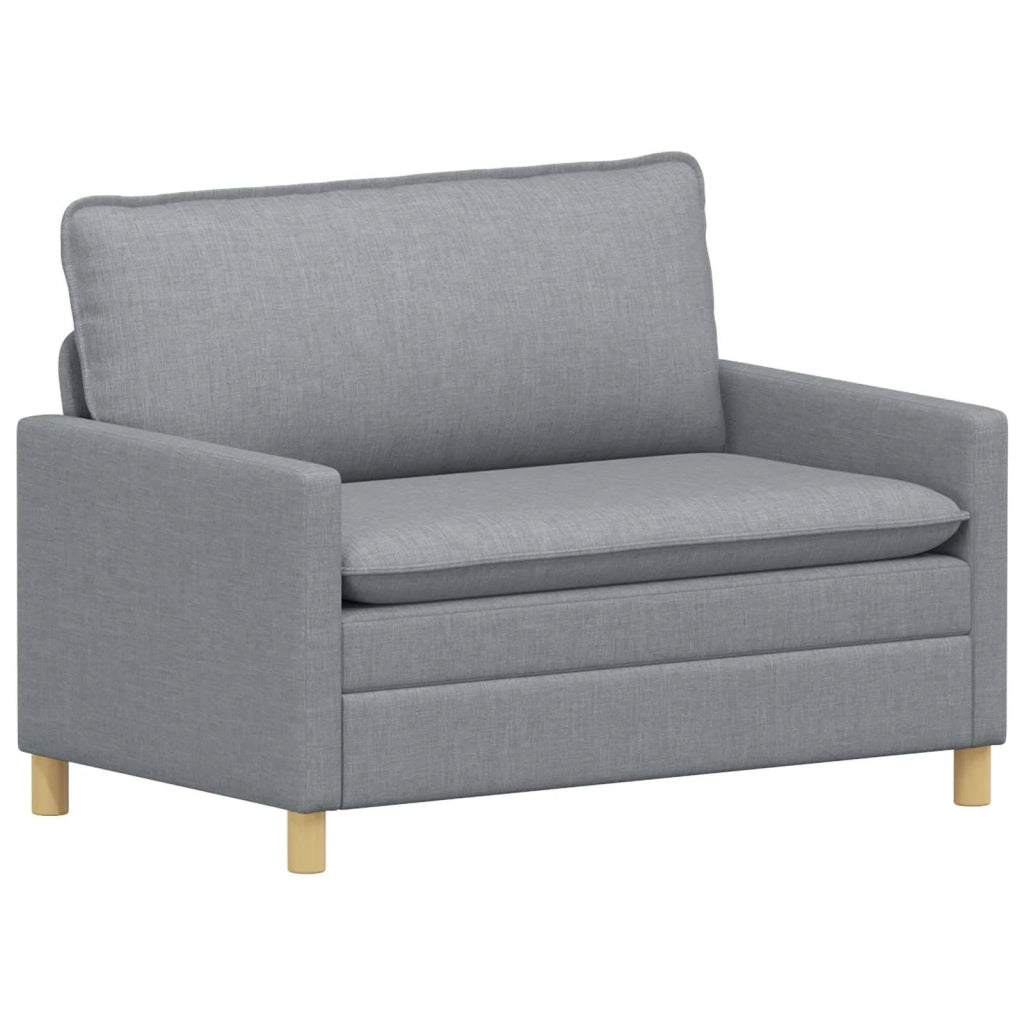 Set di divani 2 pz Grigio chiaro Tessuto 3417119