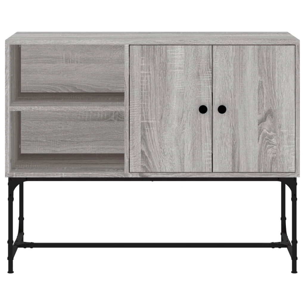 Buffet credenza cassettiera armadio mobile contenitore organizer cucina soggiorno salotto Sonoma 100 x 40 x 79,5 cm legno ingegnerizzato grigio 02_0036263