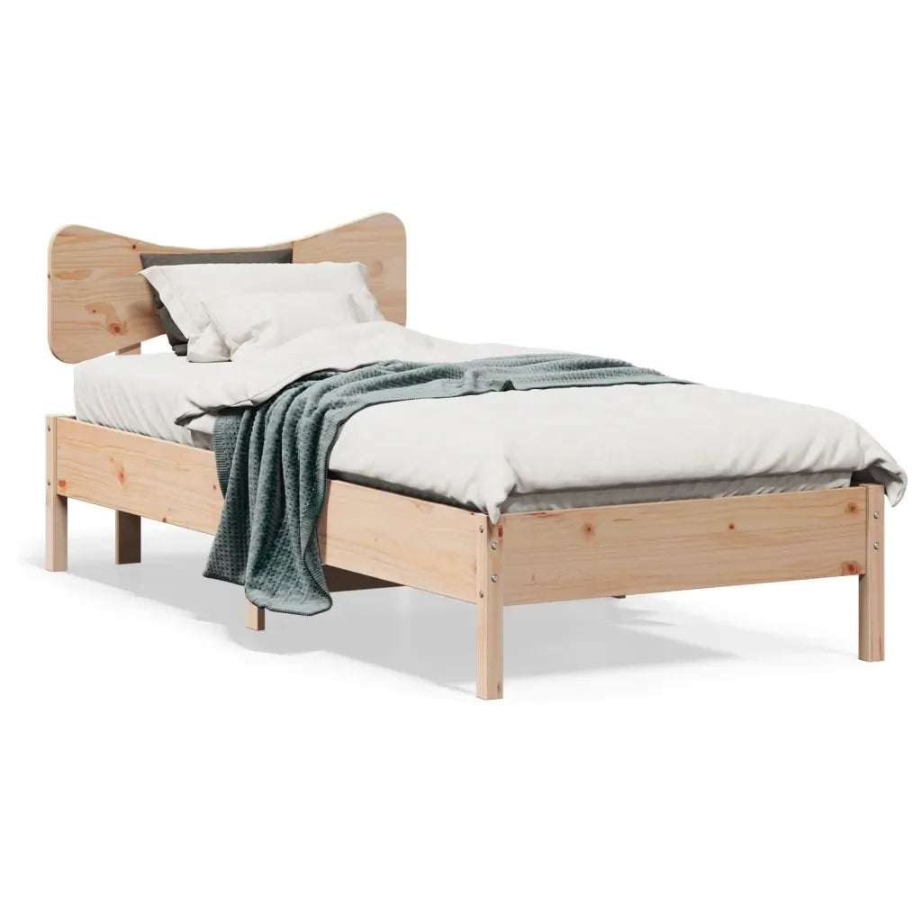 vidaXL Giroletto senza Materasso 90x200 cm in Legno Massello di Pino