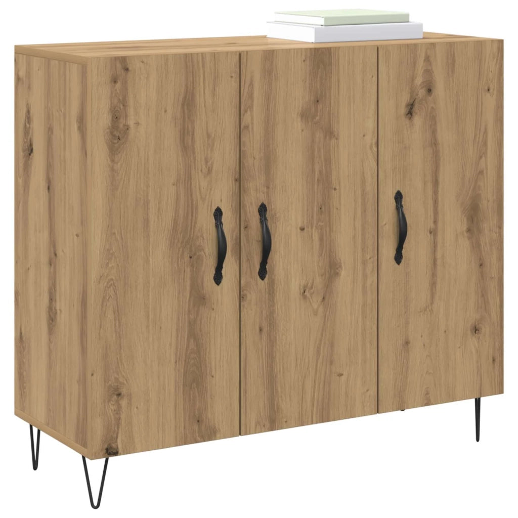 Credenza Rovere artigianale 90 x 32,5 x 80 cm Legno multistrato 879583