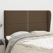 Testiera ad Orecchio MarroneScuro147 x 23 x 118/128cm inTessuto 3117817