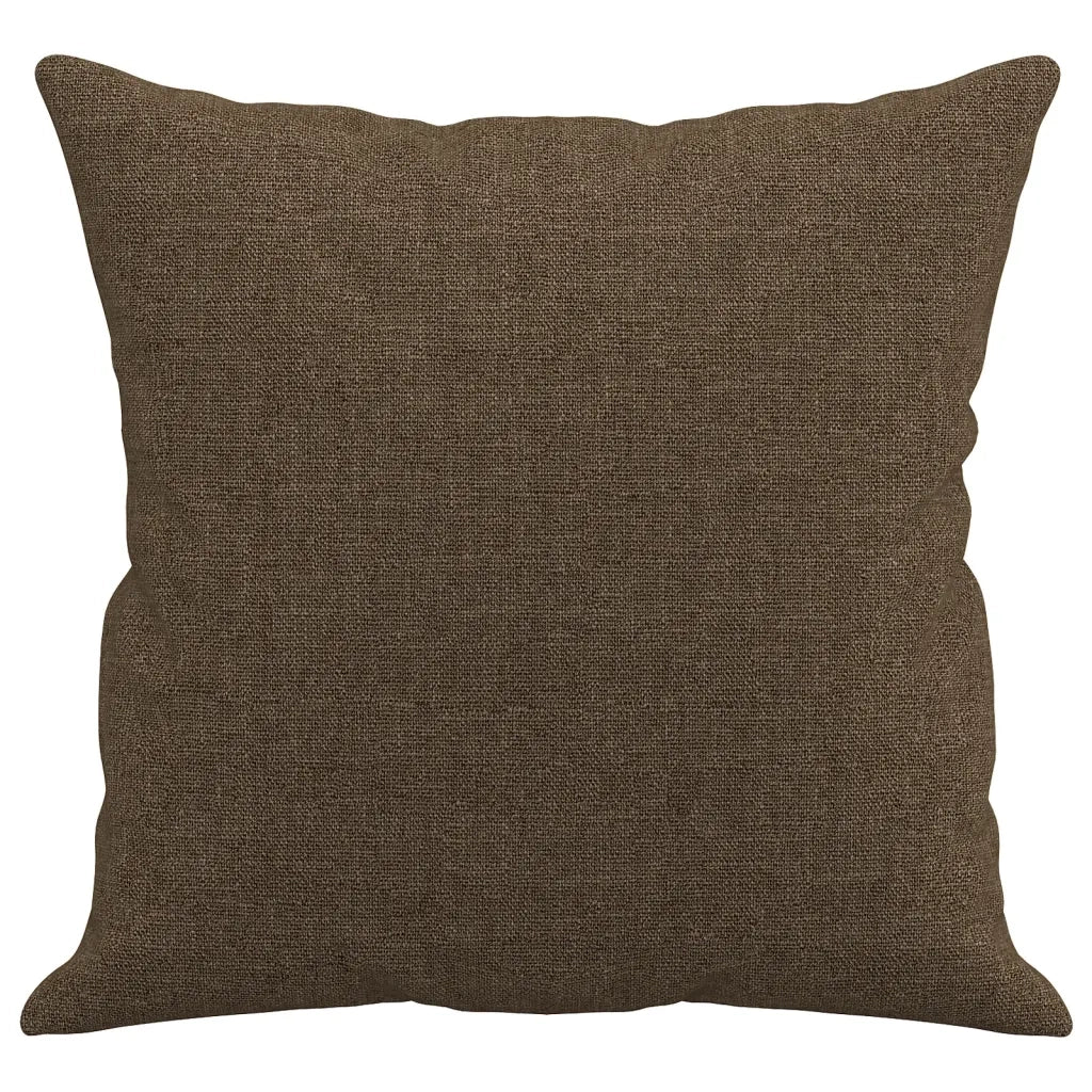 Cuscini Decorativi 2 pz Marrone 40x40 cm in Tessuto 349474