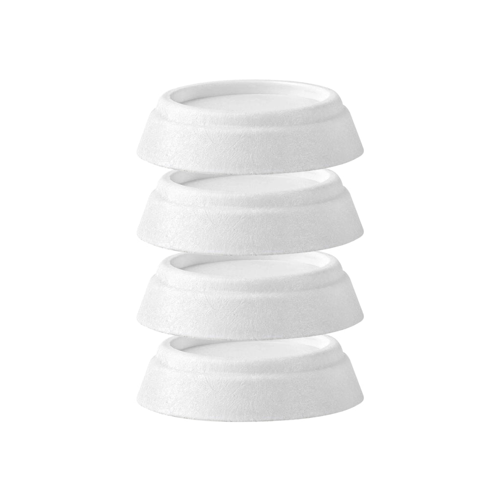 Set di 4 Piedini Antishock Universali per Attrezzatura Bianco Nedis